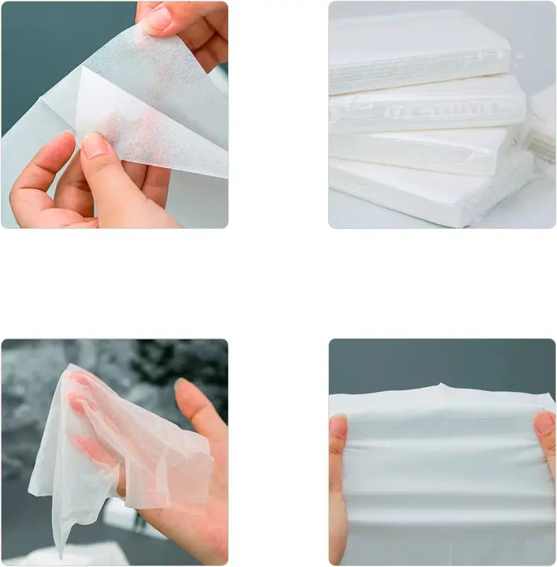 Car Tissue Refill Pack - Disposable Facial Tissues for Car & Travel, Soft & Comfortable, Multiple Sizes