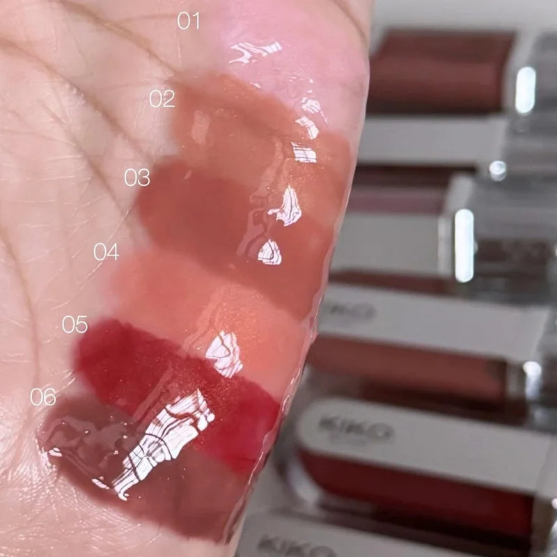 Hydrating Lip Gloss with Plumping & Long-Lasting Shine - Non-Sticky, Mirror Glass Finish