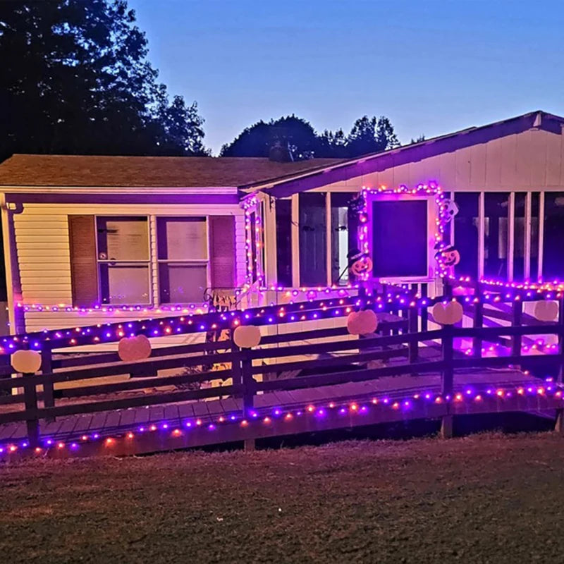 Outdoor LED String Lights for Holiday & Party Decor - 10m to 100m Options
