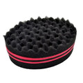 Double-Sided Magic Twisted Hairbrush Sponge for Styling & Curling - Reusable Oval Tool