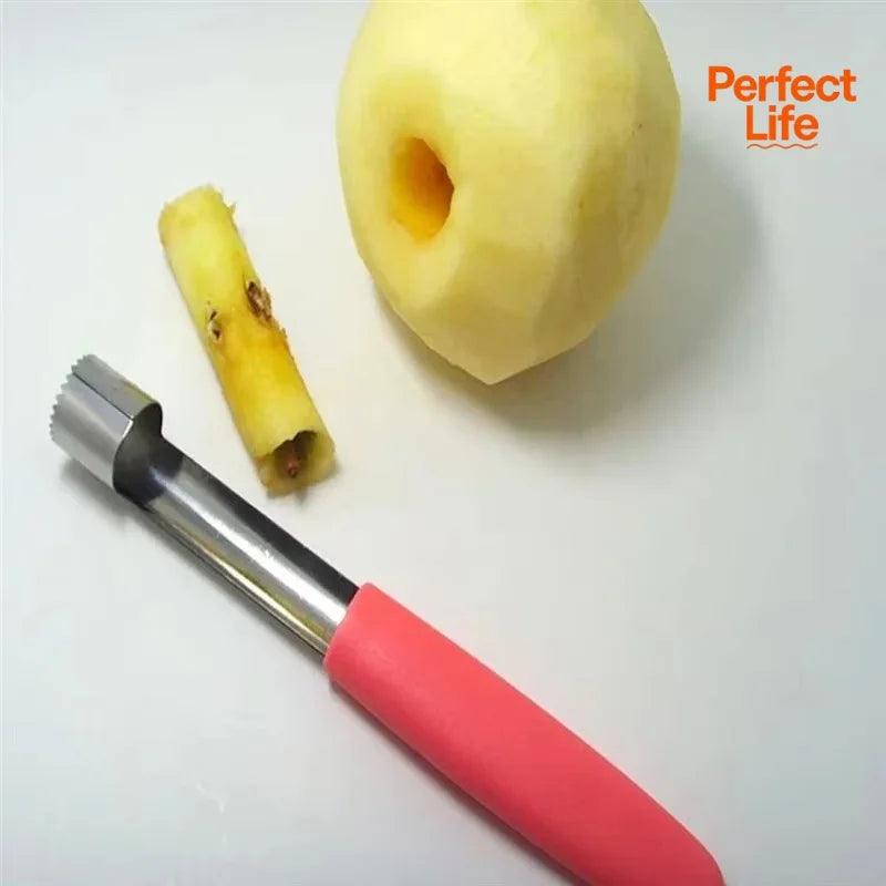 Fruit Corer and Pitter Tool for Apples Pears Bell Peppers Stainless Steel Kitchen Gadget