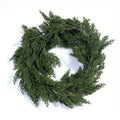 Artificial Christmas Pine Wreath Wall Hanging Decor - Realistic Green Garland