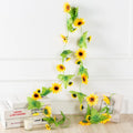 Artificial Sunflower Vine for Wedding Christmas Decor - Fake Flower Rattan