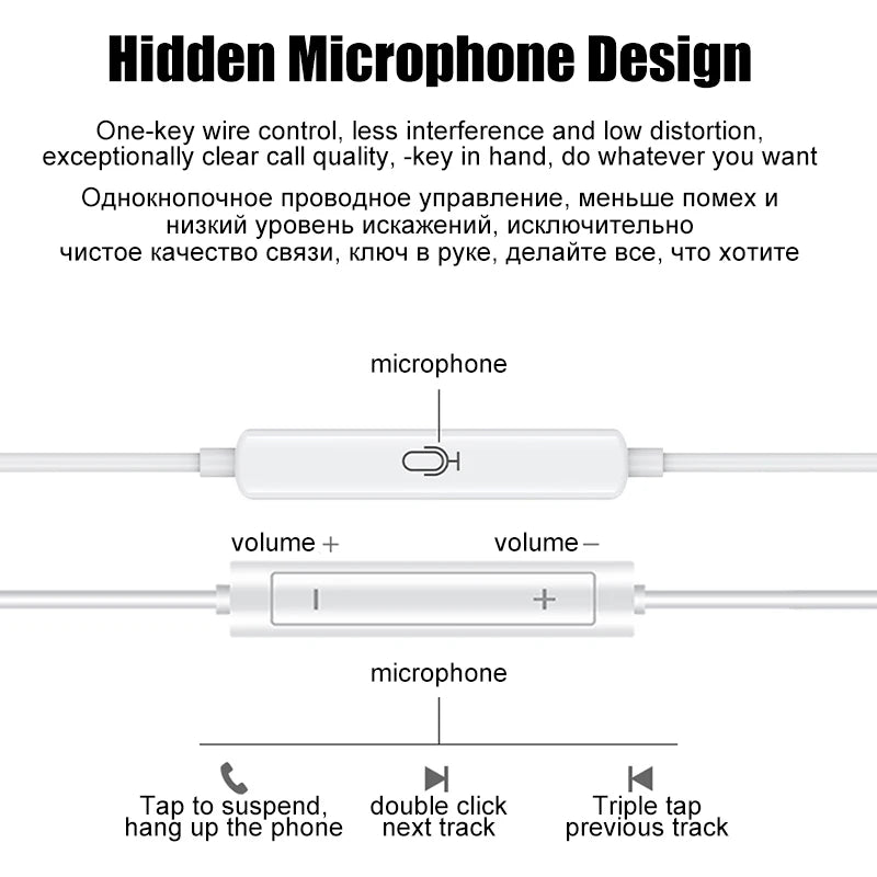 In-Ear Wired Earphones for Apple Devices, Laptops & Tablets - Multiple Colors