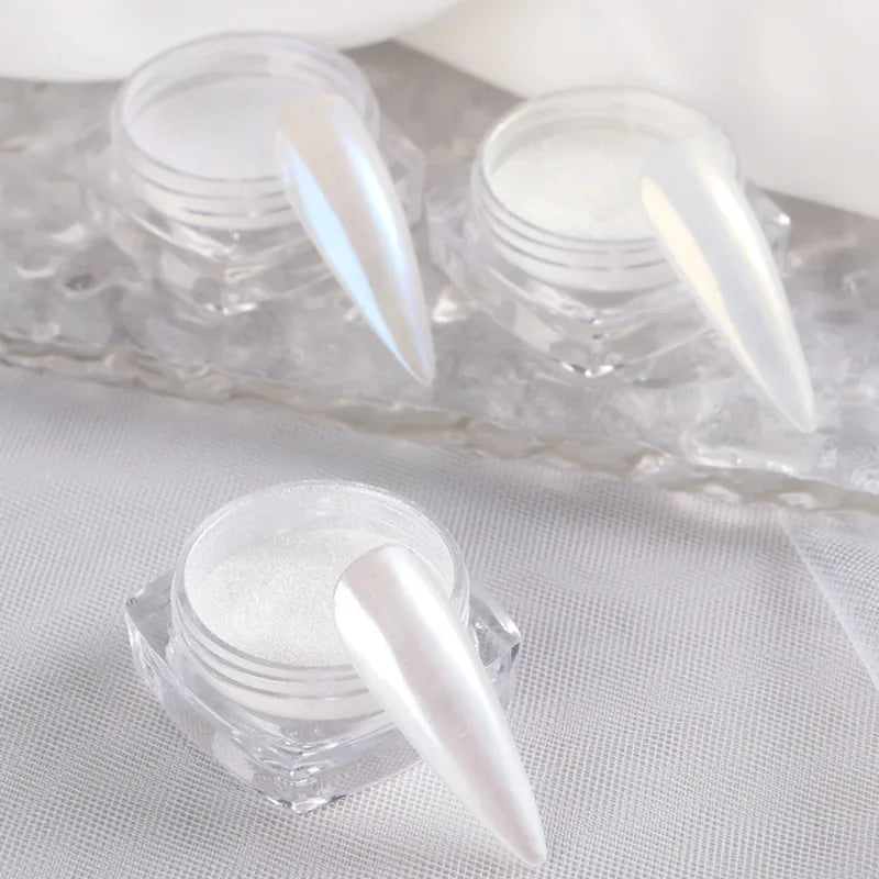 Colorful Mirror Aurora Chrome Nail Powder Set for Holographic & Gradient Art