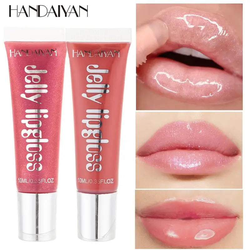 Moisturizing Lip Gloss Oil with Cherry Jelly Finish - Hydrating & Plumping Lip Treatment