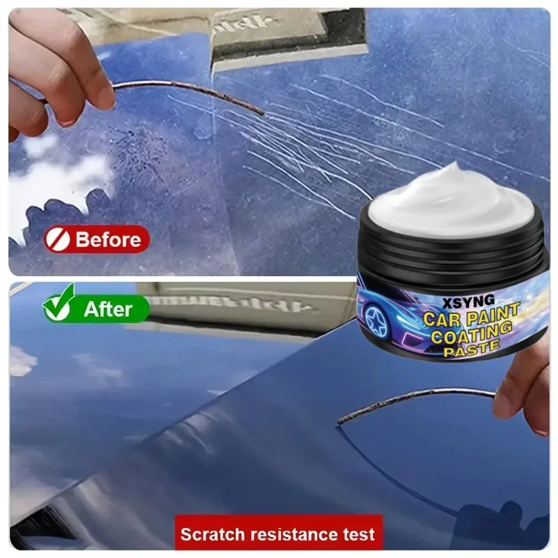 Car Wax Kit for Scratch Removal & Paint Protection - Gloss & Hydrophobic Coating