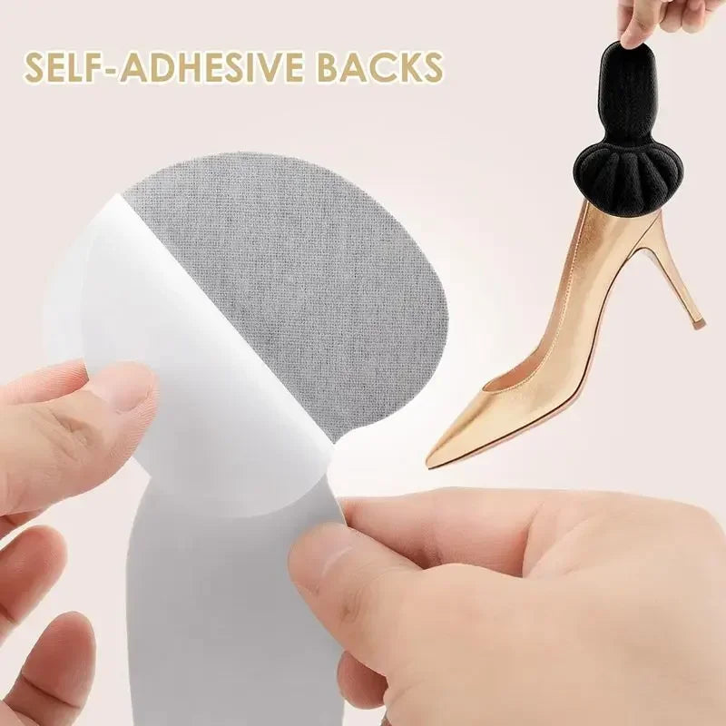Heel Cushion Shoe Inserts for Heel Pain Relief and Comfort - 2 in 1 Soft Mesh Heel Protectors