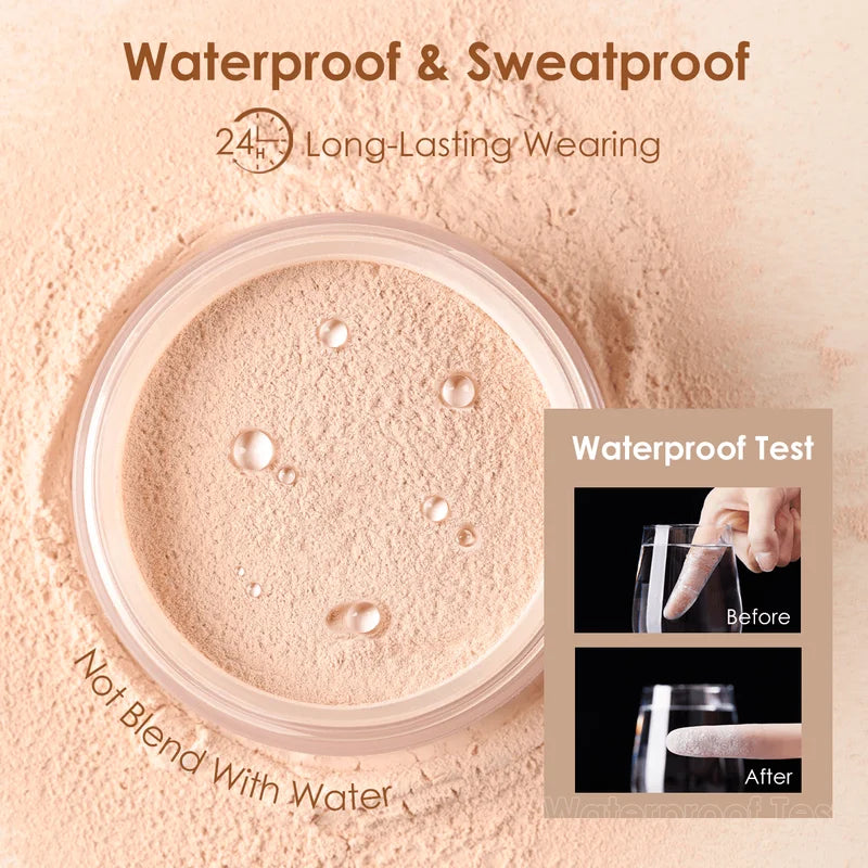Loose Face Powder Set - Multiple Colors, Finishing & Setting Makeup