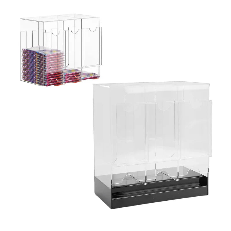 Acrylic Card Display Holder Organizer for Trading & Sports Cards - 3 Slots