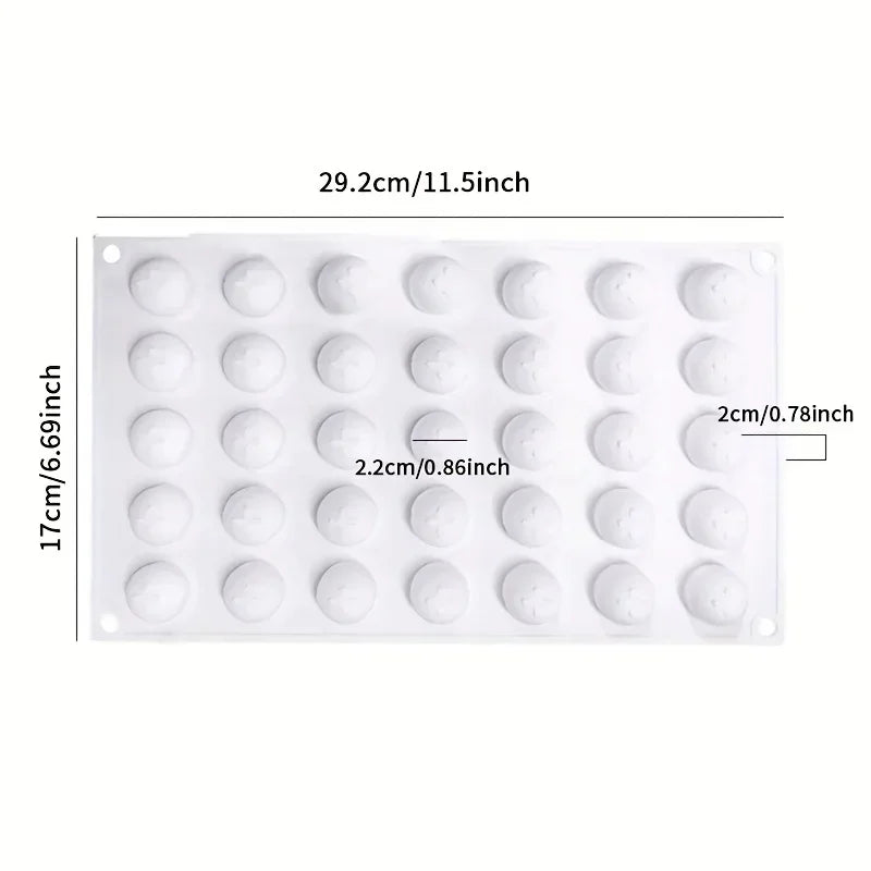 Silicone Egg Custard Mold for Desserts and Baking - Food Grade Flexible Cake and Mousse Mold
