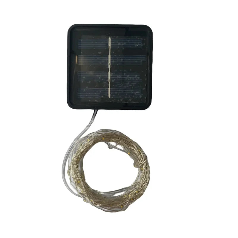 Outdoor Waterproof Solar LED Fairy String Lights for Garden & Party Decoration