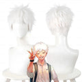 Anime Cosplay Wig - White Short Hair for Role Play & Halloween Costume
