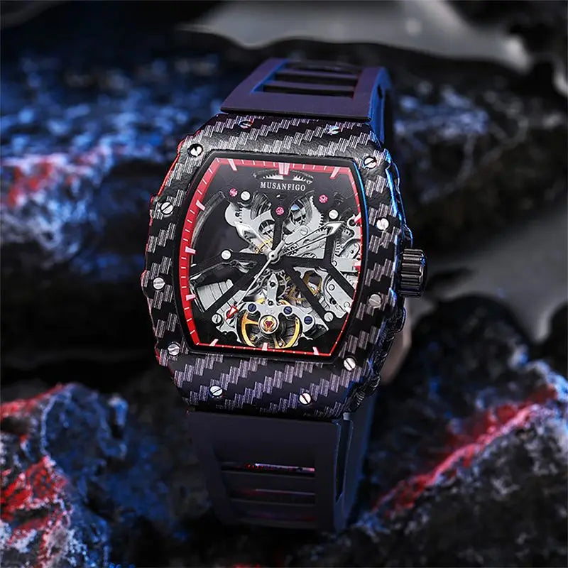 Fully Automatic Skeleton Mechanical Watch - Luxury Men's Casual Business Timepiece