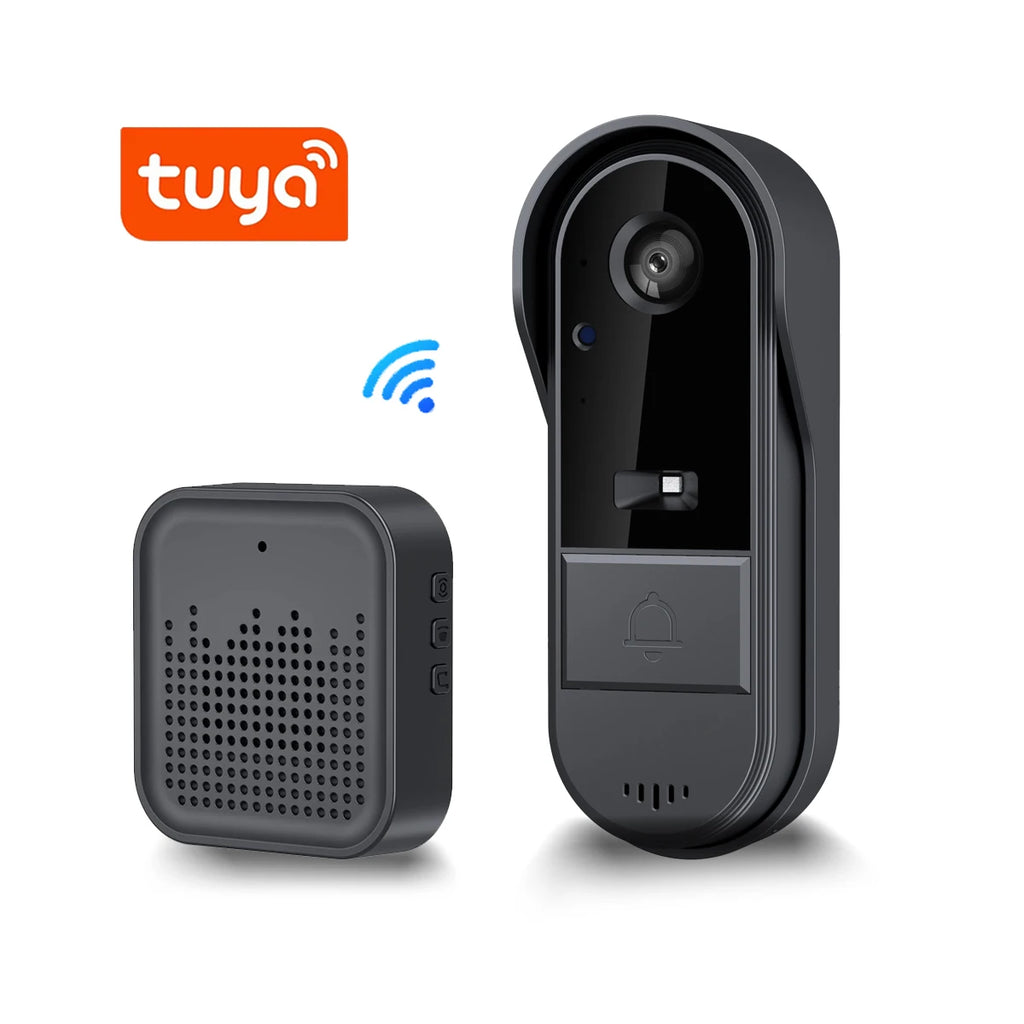 Wireless Video Doorbell HD 1080P with MicroSD/Cloud Storage Waterproof Battery