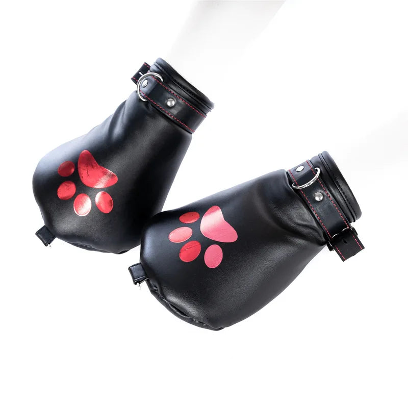 Halloween Dog Paw Toy - Cute Sponge PU Gloves for Cosplay & Stage Props