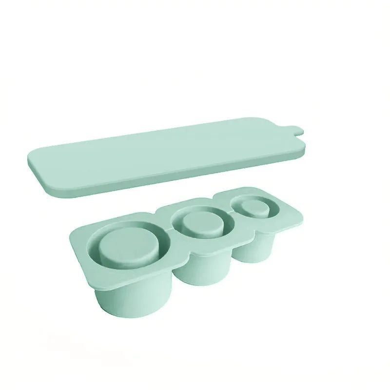 3-Grid Silicone Ice Cube Tray for Stanley 30/40 Oz Tumblers Reusable Molds