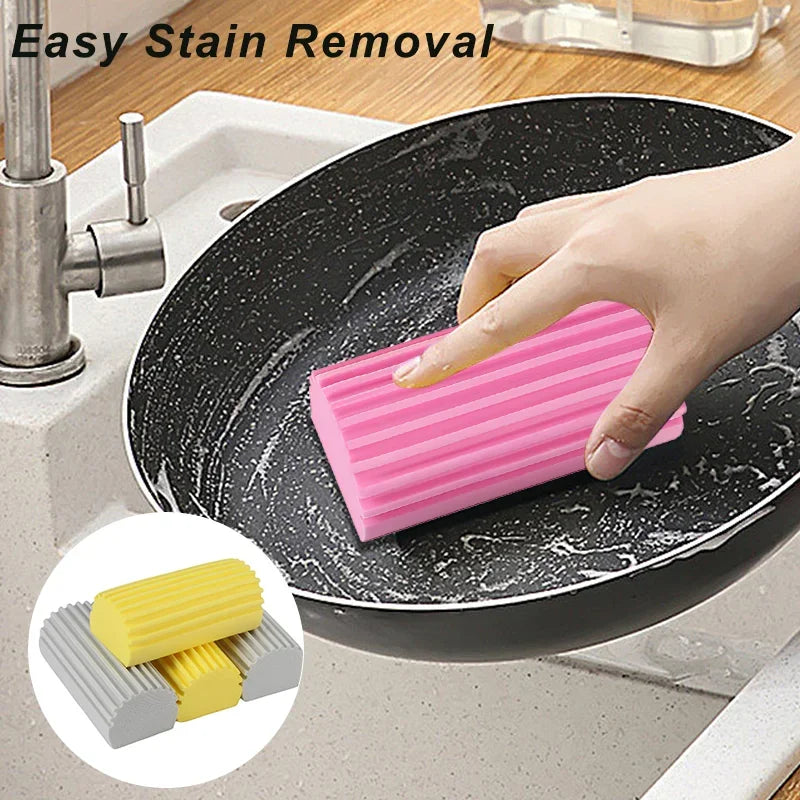 3Pcs Car Dust Cleaning Sponge Set Reusable Dusters for Mirrors, Windows, Blinds
