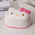 Cute Cartoon Tissue Box Holder for Bathroom & Bedroom - Large Capacity Tabletop Napkin Storage
