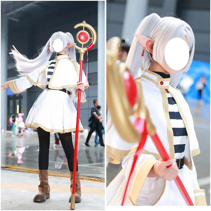 Anime Frieren Cosplay Costume for Women Halloween Fancy Dress