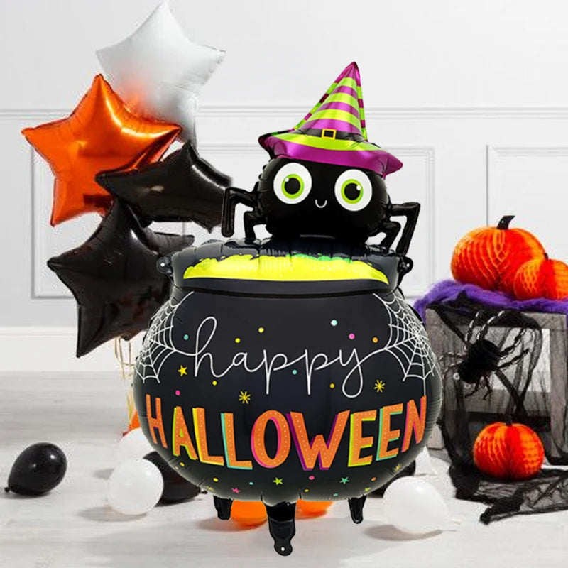 Halloween Spider Themed Balloon for Party Decorations - Pack of 1 or 2