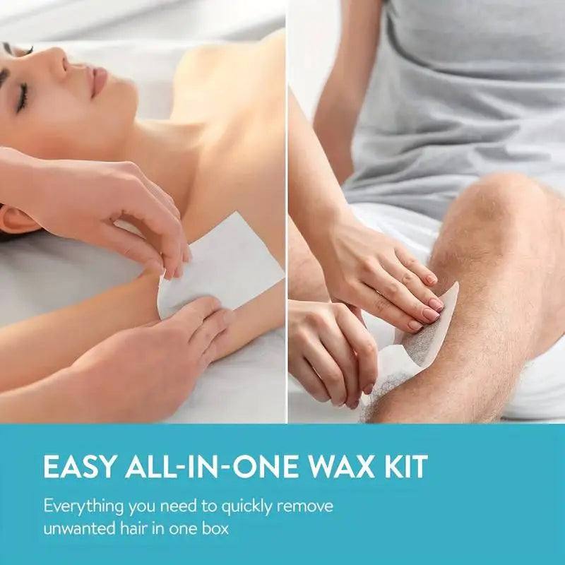 Facial and Body Hair Removal Wax Strips - 20/40Pcs for Face, Chin, Upper Lip, Eyebrows, Beard