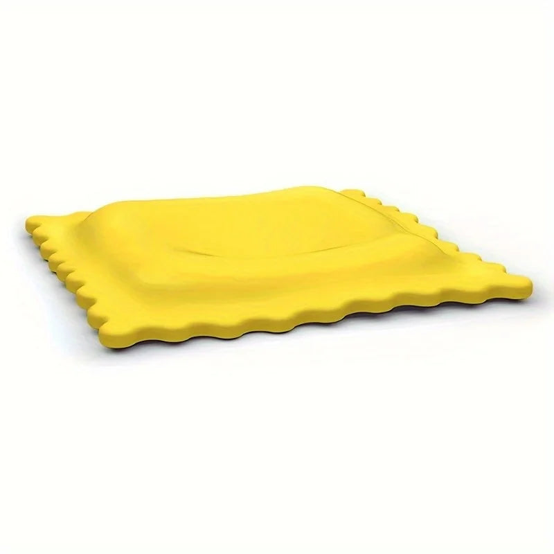 Cartoon Biscuit-Shaped Silicone Soup Spoon Rest - Heat Insulating Kitchen Gadget