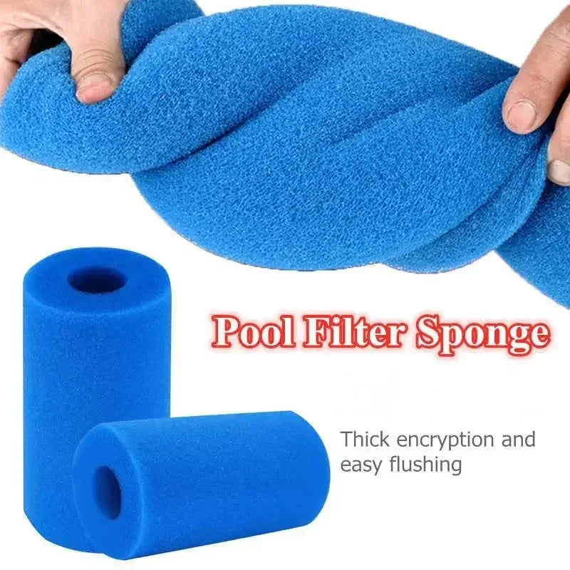 Reusable Biofoam Swimming Pool Filter Cartridge for Water Cleaning - Concentric Cylindrical Sponge