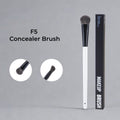 Concealer Makeup Brush with Sloped Round Tip for Liquids and Creams