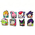 8pcs Cartoon Enamel Pins Set for Clothes & Backpacks, Creative Jewelry Accessory