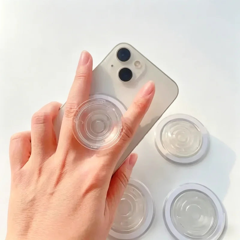 Magnetic Phone Ring Stand for iPhone & Samsung - Foldable, Portable Grip Holder