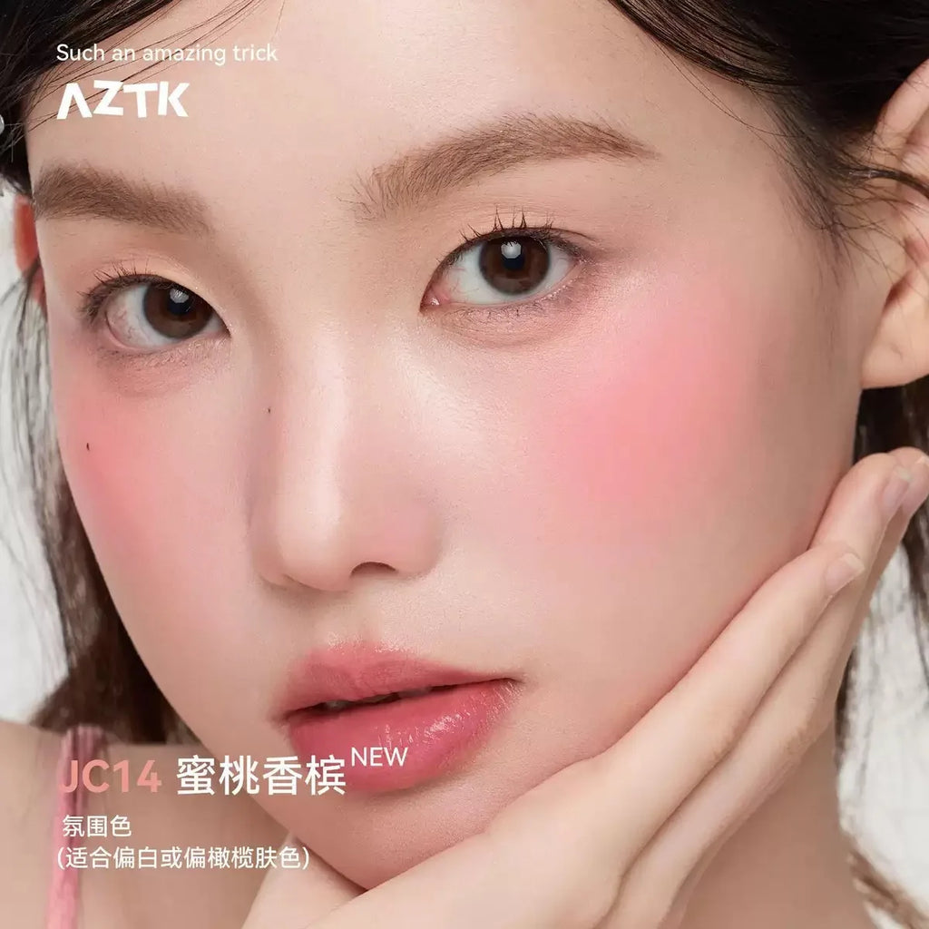 Liquid Blusher with Matte Finish - Moisturizing Cheek Makeup, Full Size