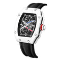 Ultra-Thin Barrel-Shaped Quartz Watch for Men Waterproof Luminous Fashion Wristwatch