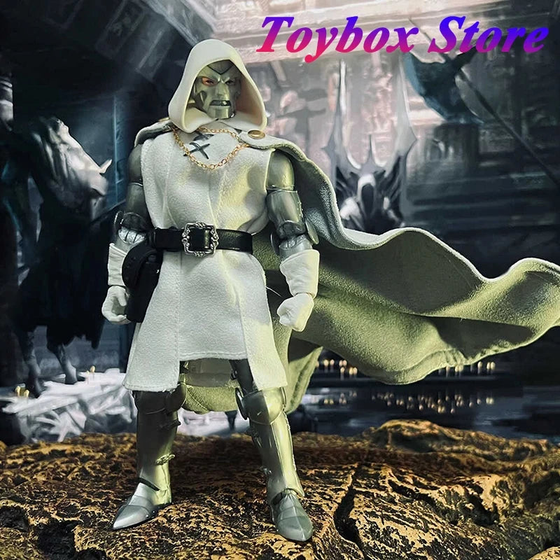 12 Scale Action Figure Cloak Set for 6-Inch Toy Figures - Doctor Doom Soldier Style