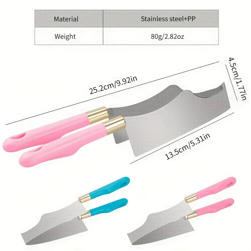 Stainless Steel Cake Slicer & Triangle Cutter Tool for Baking & Pastry