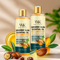 Turmeric Whitening Body Oil with Collagen and Vitamin E - 300ml Moisturizing Brightening for All Skin Types
