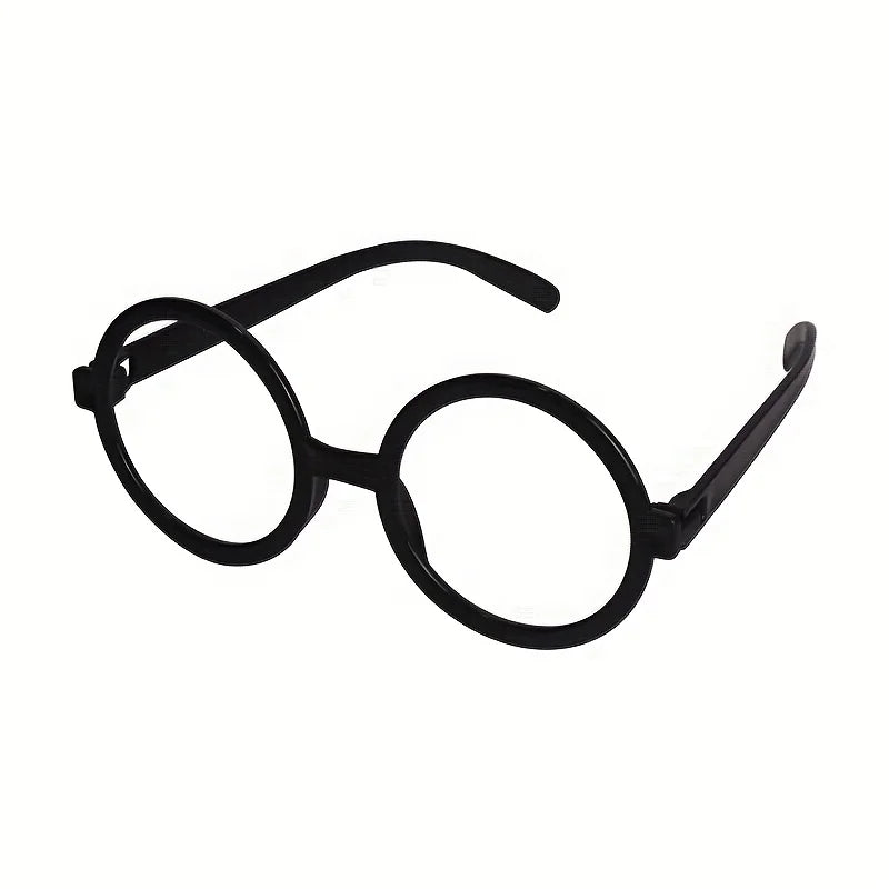 Party Favor Set of 10 Round Wizard Glasses No Lenses Halloween Magic Theme
