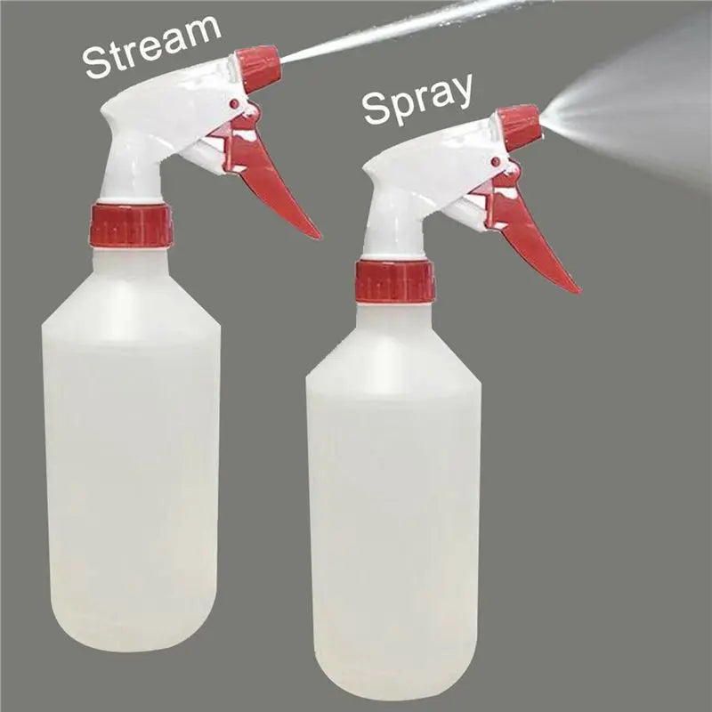 500ml Plastic Trigger Spray Bottles - 10 Pack Commercial Cleaning & Gardening Sprayers