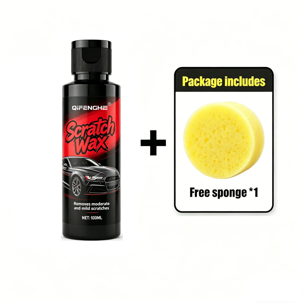Professional Car Scratch Wax - Removes Light & Moderate Scratches, Polishes & Protects Paint for Long-Lasting Shine