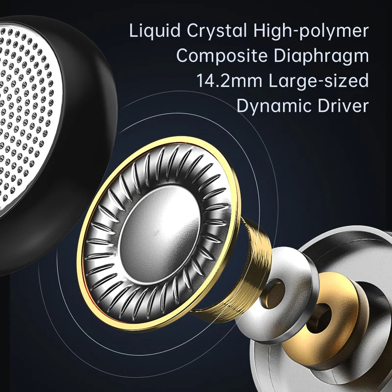 ND DTS In-Ear Earphones with Noise Cancelling & Bass - Sport Headset