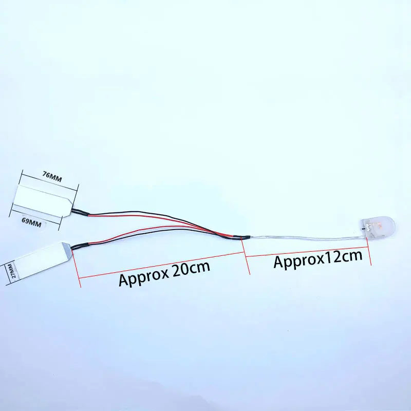 DIY LED Light Mask Kit for Cosplay Helmets - Colorful Light Eyes Accessories