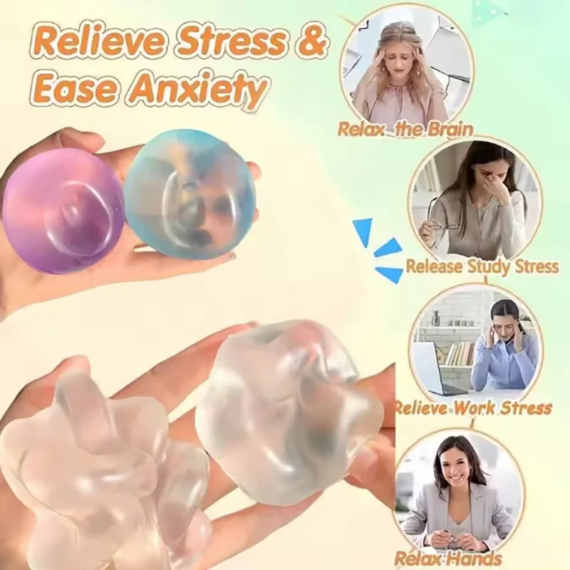 Stress Relief Squeezable Fidget Ball Toy for Anxiety and Easter Stress Relief