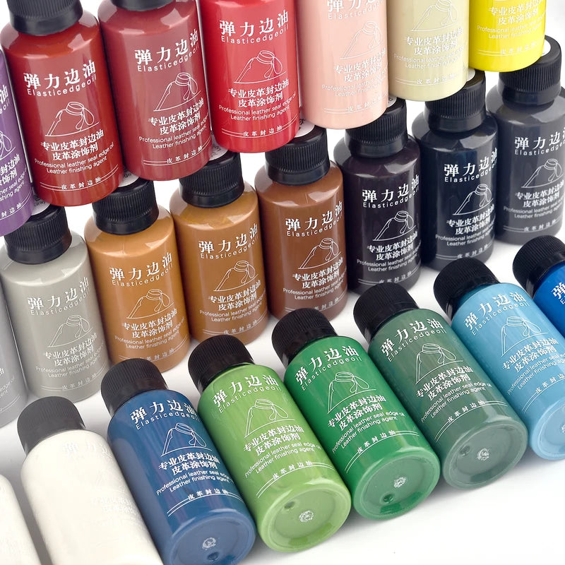 Leather Edge Repair Paint Oil Dye - 30ml Leather Edge Finish & Colorant