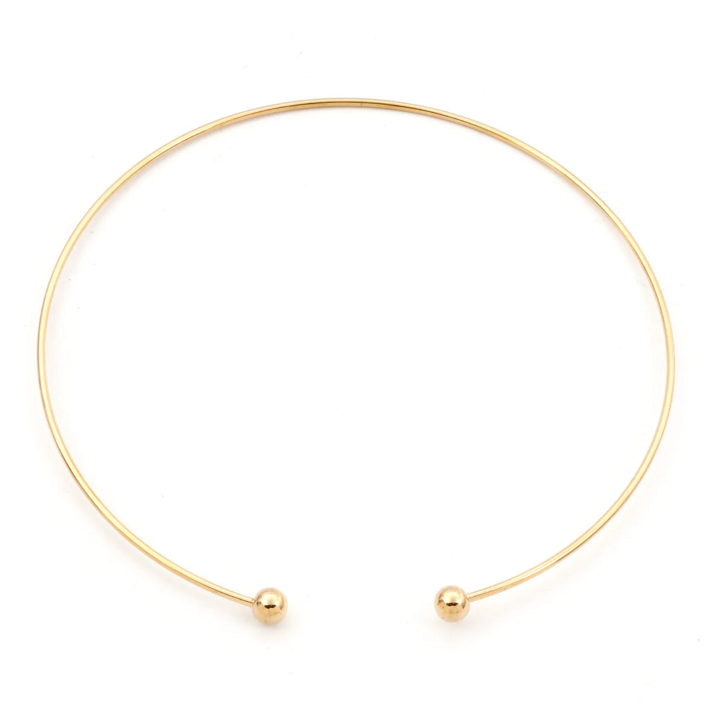 304 Stainless Steel Collar Neck Ring for Women DIY Jewelry Party Accessory 42cm