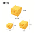 Giant Cheese Squeeze Toy - Extra Large Size Squishy Fidget Ball for Adults