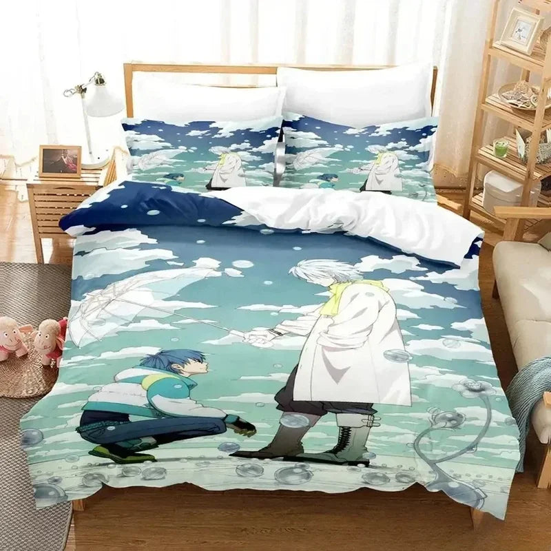 Anime Bedding Set Cartoon Duvet Cover Set 3D Print Kids Adults Bedroom Decor