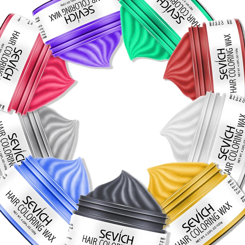 Color Hair Wax - Temporary Hair Dye for DIY Styling & Coloring 50g/120g