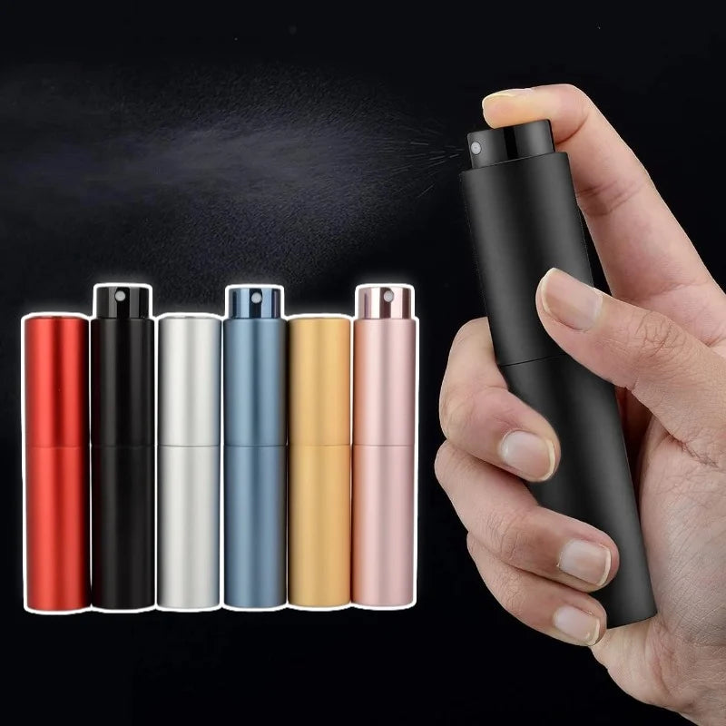 10ml Refillable Aluminum Spray Bottle for Perfume Travel Cosmetics