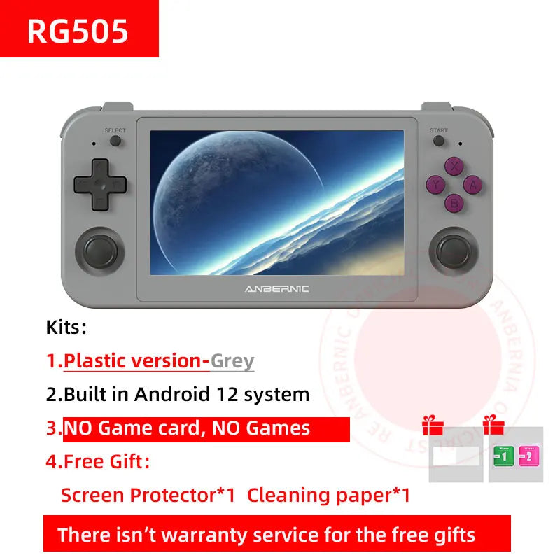 Handheld Gaming Console with OLED Screen, Android 12, 4GB RAM, 128GB Storage