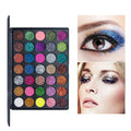 35 Colors Glitter Eyeshadow Palette Waterproof Long Lasting Metallic & Shimmer Makeup